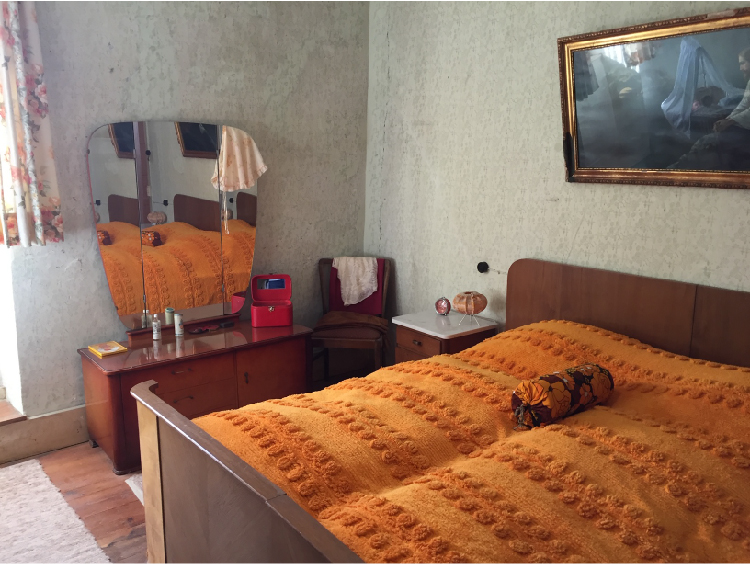Vintage slaapkamer